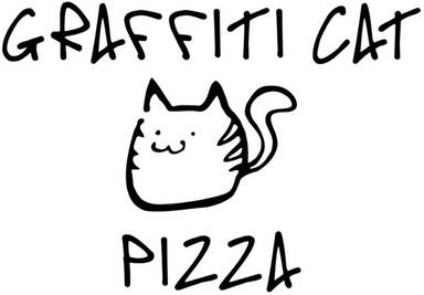 Graffiti Cat Pizza